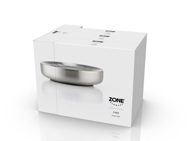 Bitz Zone Denmark Ume Soap Dish Dia 12 X 3 Cm Steel