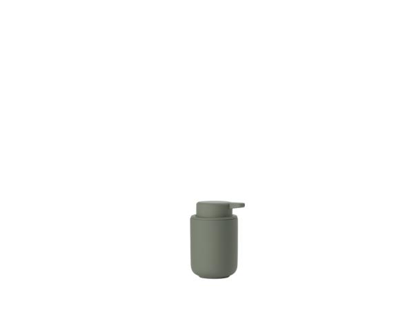 bitz Zone Denmark Ume Soap dispenser Dia 8 3 x 12 8 cm 0 25 liter Olive green