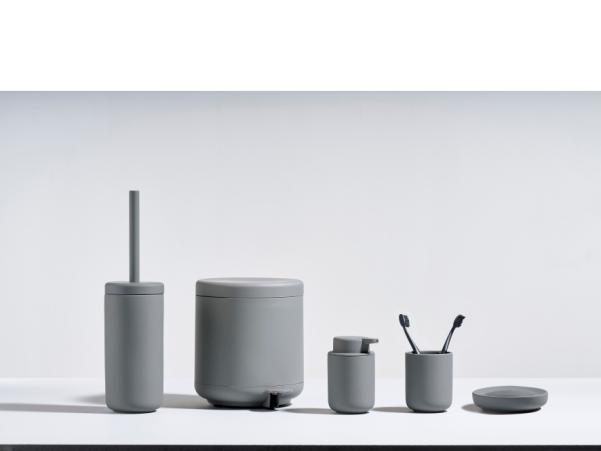 Bitz Zone Denmark Ume Soap Dispenser Dia. 8 3 X 12 8 Cm 0 25 Liter Grey