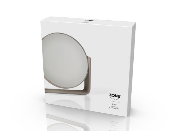 Bitz Zone Denmark Ume Table Mirror Dia 19 X 19 5 Cm Taupe