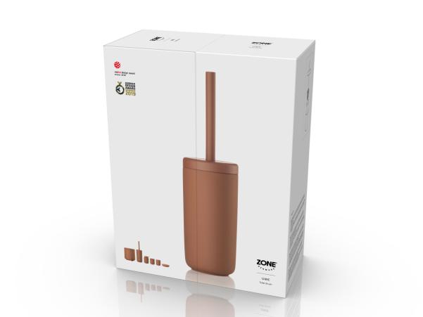 Bitz Zone Denmark Ume Toilet Brush Dia 10 X 38.7 Cm Terracotta