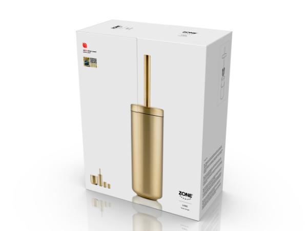 Bitz Zone Denmark Ume Toilet Brush Dia 10 X 42 Cm Brass