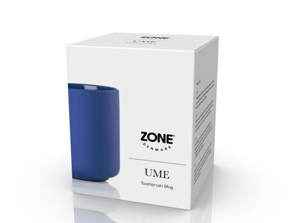 Bitz Zone Denmark Ume Toothbrush Mug Dia. 8.3 X 10.3 Cm Indigo Blue