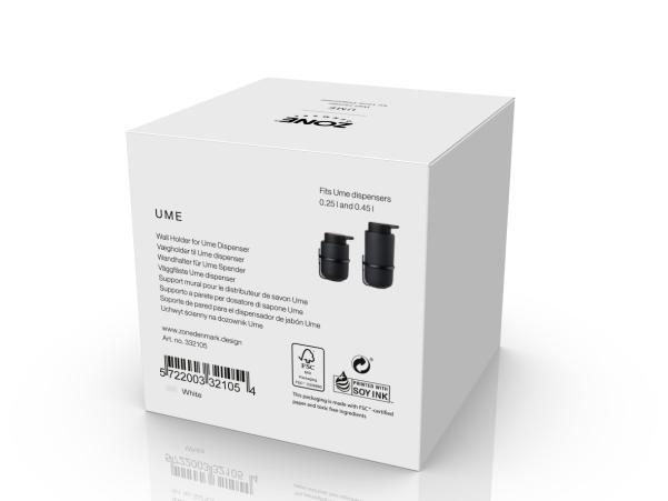 Bitz Zone Denmark Ume Wall Bracket Dia. 8 9 X 8 Cm White