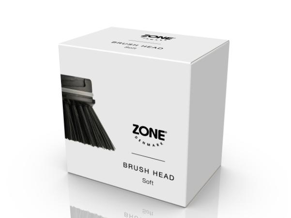 Bitz Zone Dishwasher Brush Head Soft Dia. 6 Cm Black