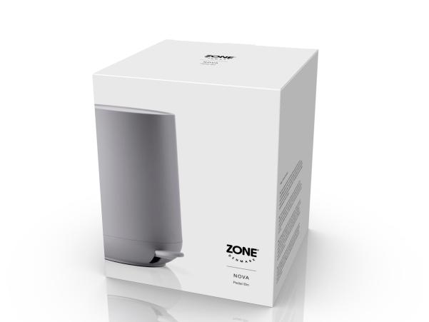 Bitz Zone Nova Pedal Bin Dia. 20 5 X 23 5 Cm 3 Liter Gull Grey