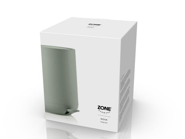 Bitz Zone Nova Pedal Bin Dia 20.5 X 23.5 Cm 3 Liter Matcha Green