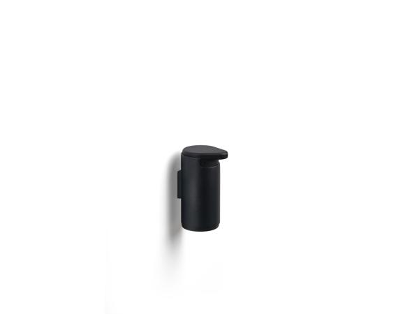 bitz Zone Rim Soap dispenser for wall Dia 8.5 x 14.4 cm Black