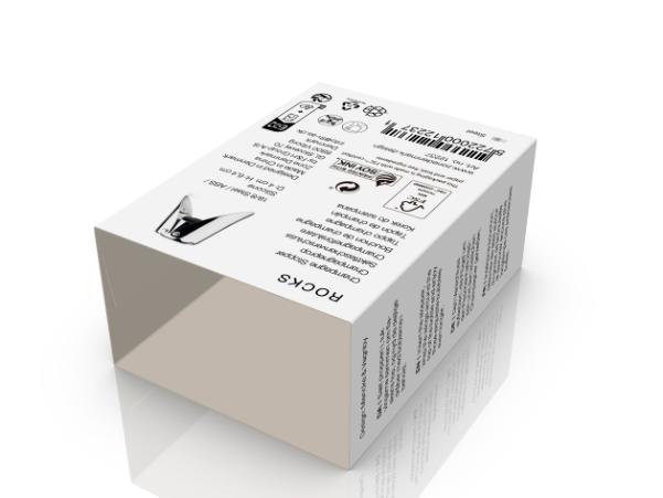 Bitz Zone Rocks Champagne Stopper Dia. 4 X 6.4 Cm Polished Steel