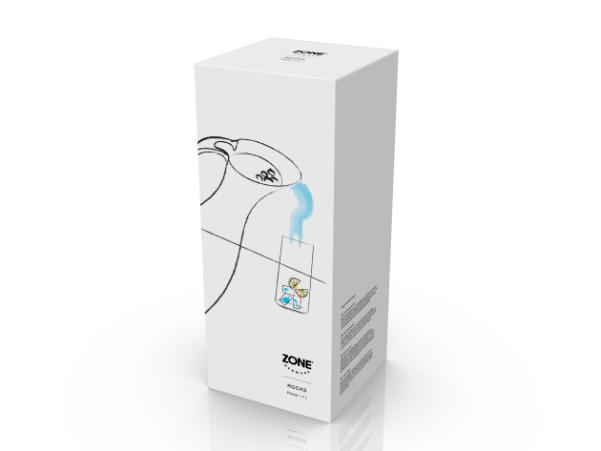 Bitz Zone Rocks Jug Dia. 12 X 30 Cm 1.7 Liter Polished Steel