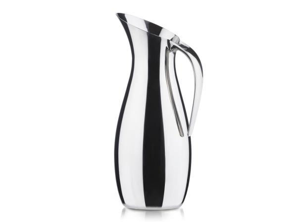 bitz Zone Rocks Jug Dia. 12 x 30 cm 1.7 liter Polished Steel