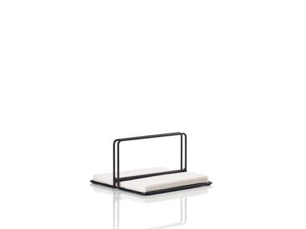 Bitz Zone Singles Napkin Holder 22.5 X 22.5 X 11.3 Cm Black