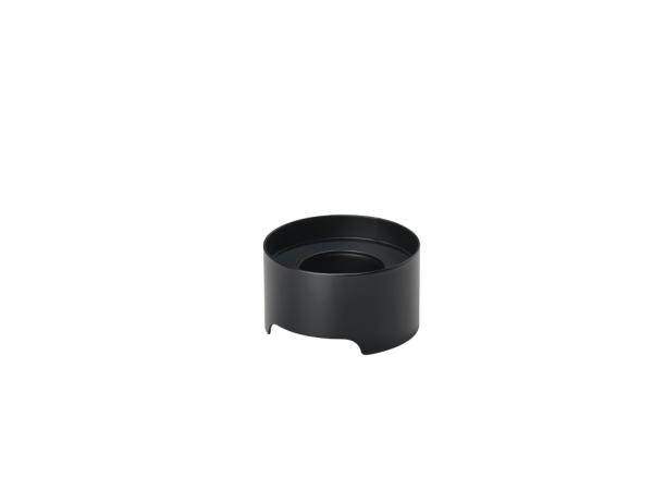 bitz Zone Singles Tealight holder Dia 7.5 x 4.2 cm Black