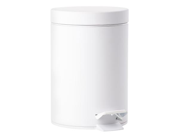 bitz Zone Solo Pedal Bin Dia. 17 x 25 cm 3 liter white