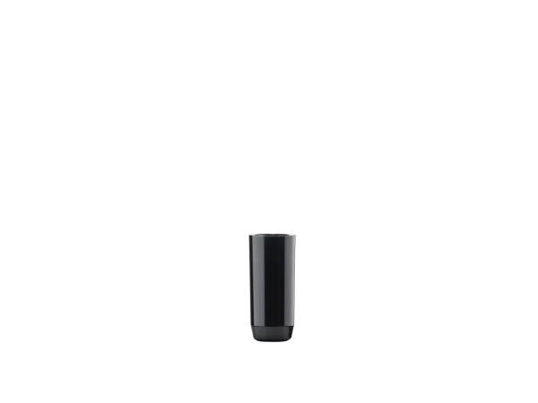 bitz Zone Suii Toothbrush Mug Dia. 6.3 x 14.1 cm Black