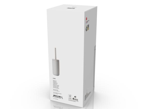 Bitz Zone Ume Toilet Brush Dia. 10 X 38 7 Cm Soft Grey