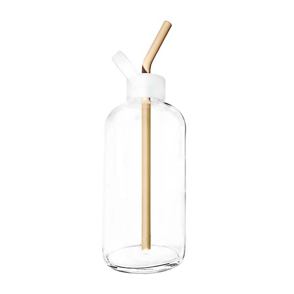 bkr MALIN BIG BOTTLE STRAWS 1L (32OZ) SET OF THREE