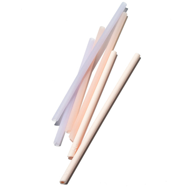 Bkr COTTON CANDY LITTLE CUP STRAWS 355mL (12oz) SET OF THREE