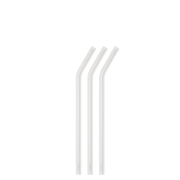 bkr FROST LITTLE BOTTLE STRAWS 500ML (16OZ) SET OF THREE