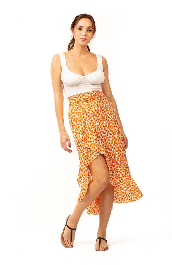 Black Coral Caelia Crop Top