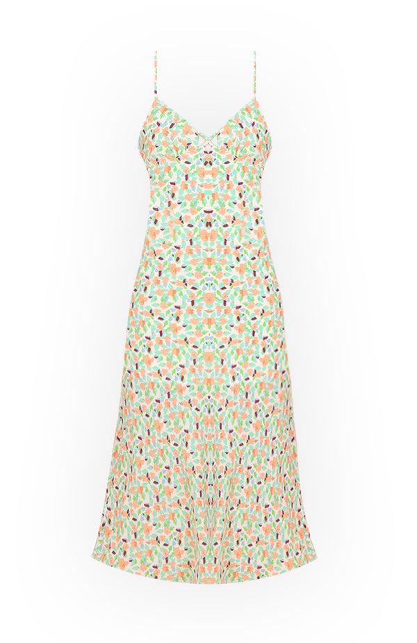 black coral High Tea Party Floral Maxi Dress