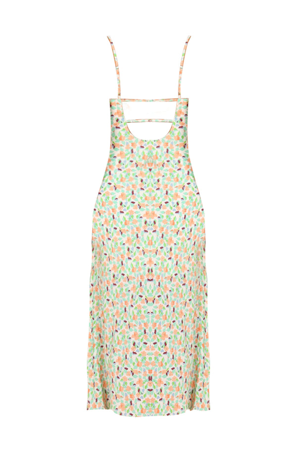 Black Coral High Tea Party Floral Maxi Dress