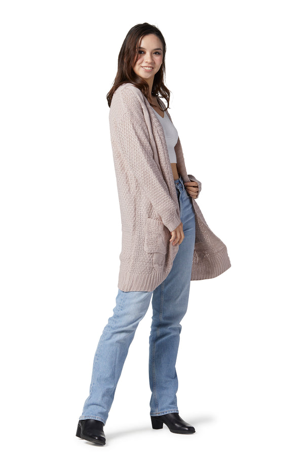 Black Coral Liesl Long Knit Cardigan