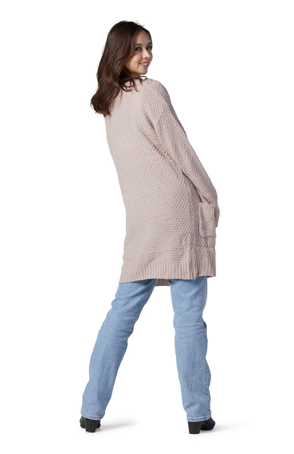 Black Coral Liesl Long Knit Cardigan