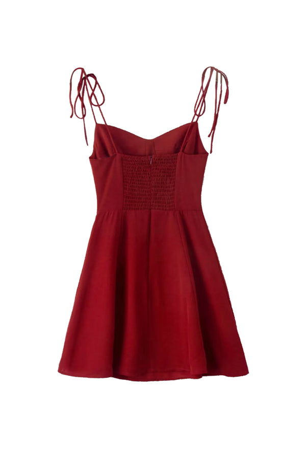 Black Coral Mirabel Red Mini Dress