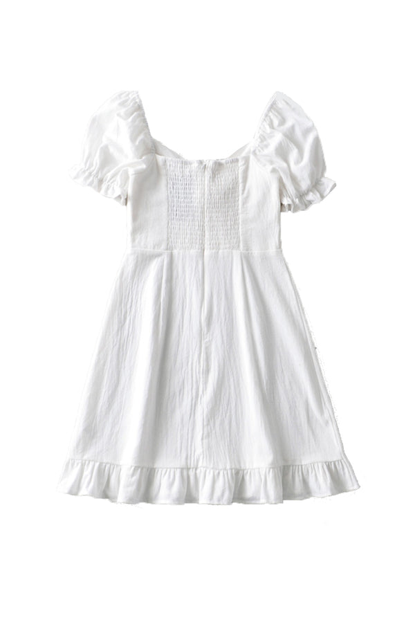 Black Coral Tessa Tie-up Mini Dress