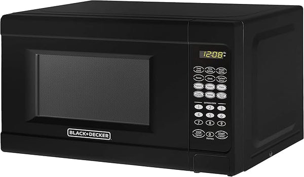 black decker 0.7 Cu. Ft. 700W Compact Kitchen Countertop Microwave Oven