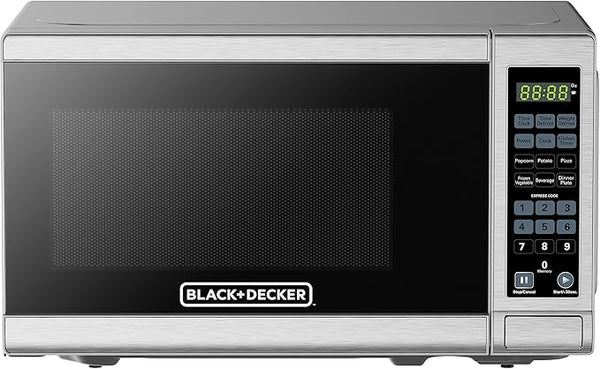 Black Decker 0.7 Cu. Ft. Countertop 700W Black Microwave