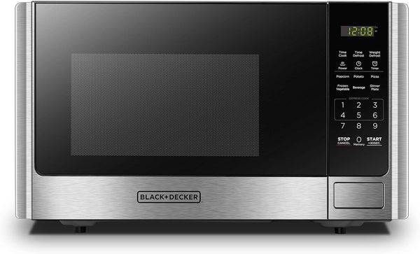 Black Decker 0.9-cu Ft 1000-Watt Countertop Microwave (Stainless Steel)