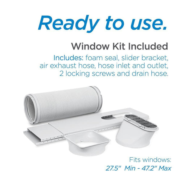 Black Decker 10 000 BTU SACC/CEC (14 000 BTU ASHRAE) Portable Air Conditioner With Heat