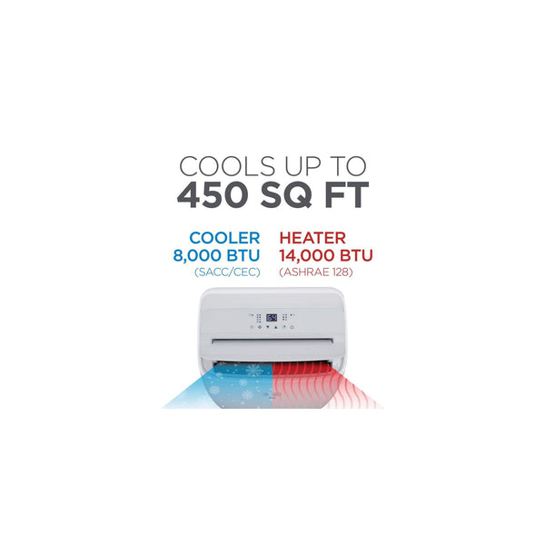 Black Decker 10 000 BTU SACC/CEC (14 000 BTU ASHRAE) Portable Air Conditioner With Heat