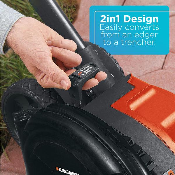 Black Decker 12 Amp 2-in-1 Landscape Edger And Trencher