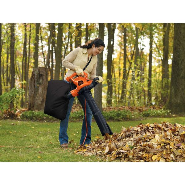 Black Decker 12 Amp 3in1 Electric Blower + Vacuum + Mulcher