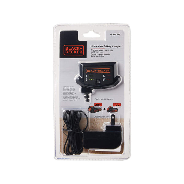 Black Decker 12V MAX*/20V MAX* Lithium Ion Battery Charger