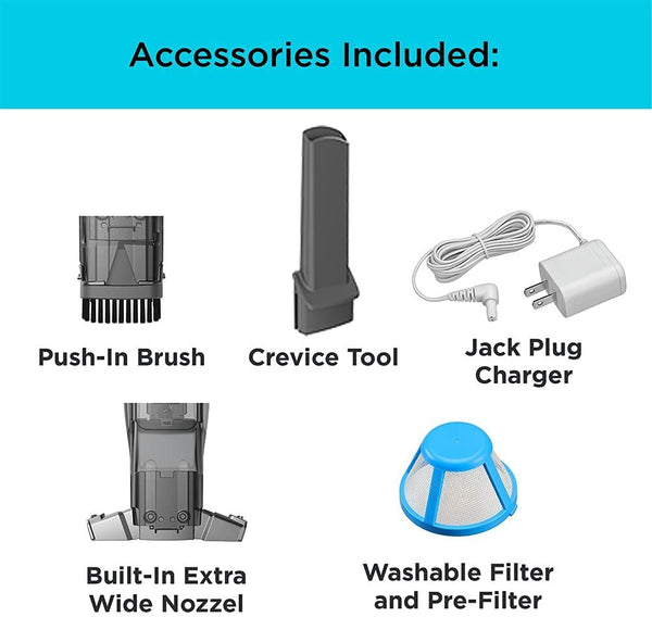 Black Decker 12V MAX* Dustbuster® Cordless Hand Vacuum AdvancedClean™ With Charger Filter And Brush Crevice Tool