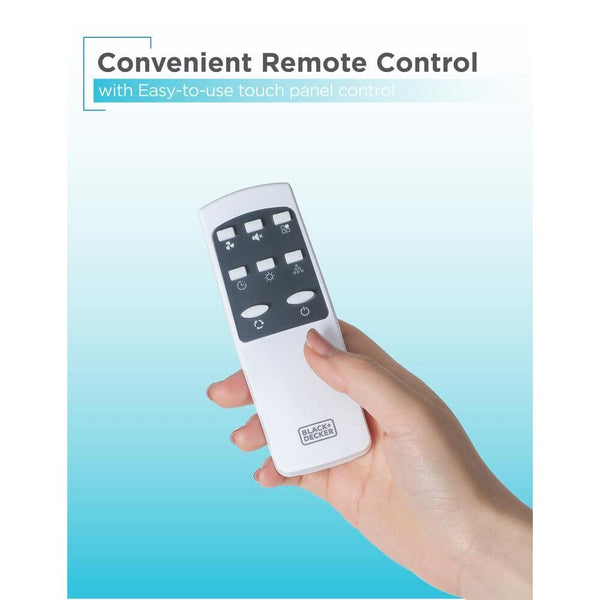 Black Decker 18 In. Air Purifier With UVU Technology