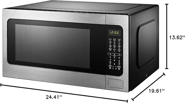 Black Decker 2.2 Cu. Ft. Microwave With Sensor Cooking Stainless Steel