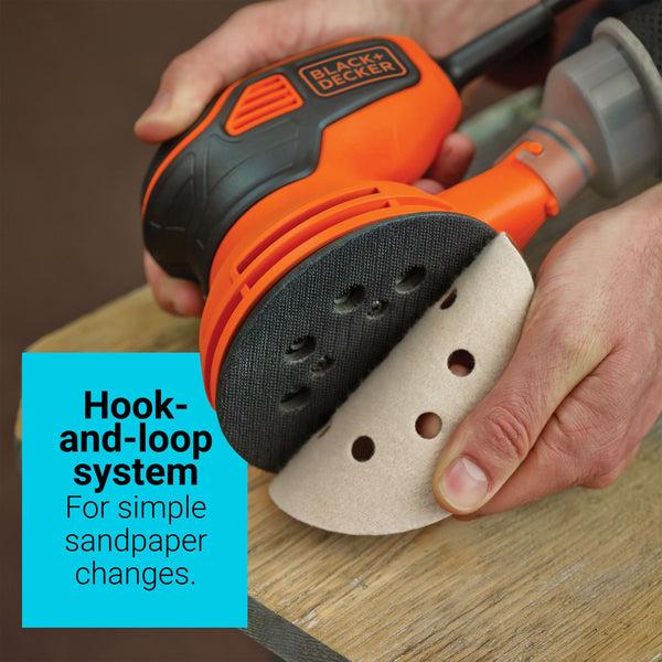 Black Decker 2.4 Amp 5 In. Electric Random Orbit Sander