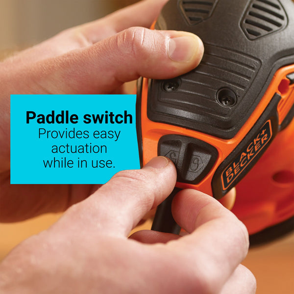 Black Decker 2.4 Amp 5 In. Electric Random Orbit Sander