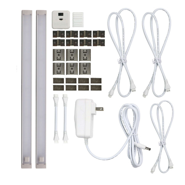 Black Decker 2-Bar Led Under Cabinet Lighting Kit Natural Daylight 12"