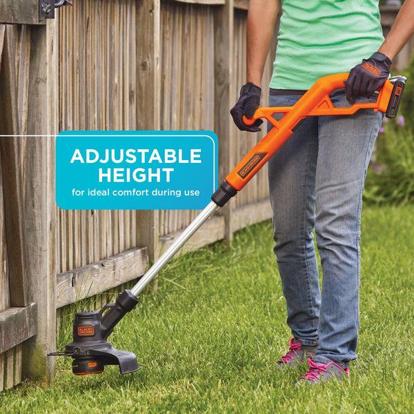 Black Decker 20V MAX*Axial Leaf Blower And String Trimmer Combo Kit