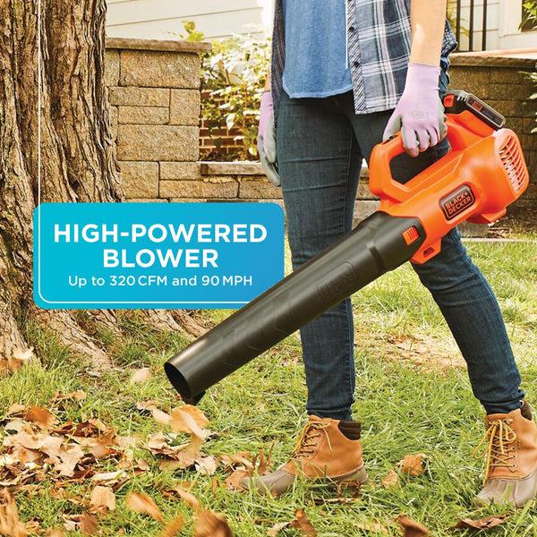 Black Decker 20V MAX*Axial Leaf Blower And String Trimmer Combo Kit