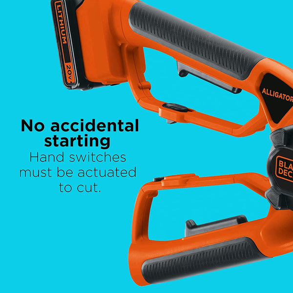 Black Decker 20V MAX* Cordless Chainsaw Alligator Lopper