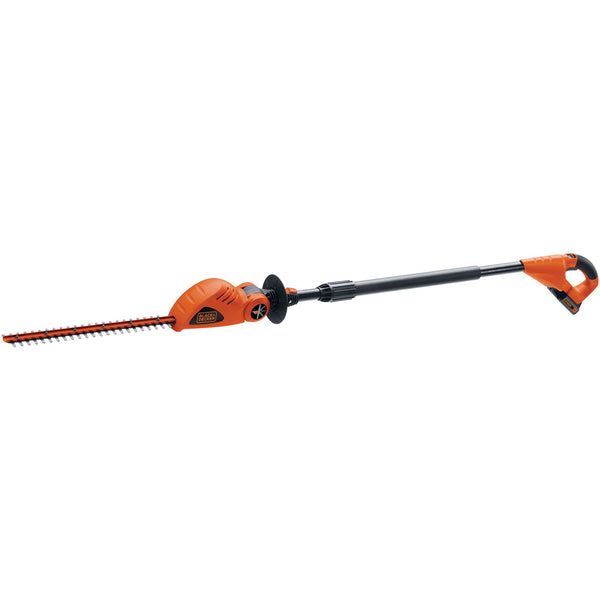 black decker 20V MAX* Cordless Pole Hedge Trimmer 18-Inch