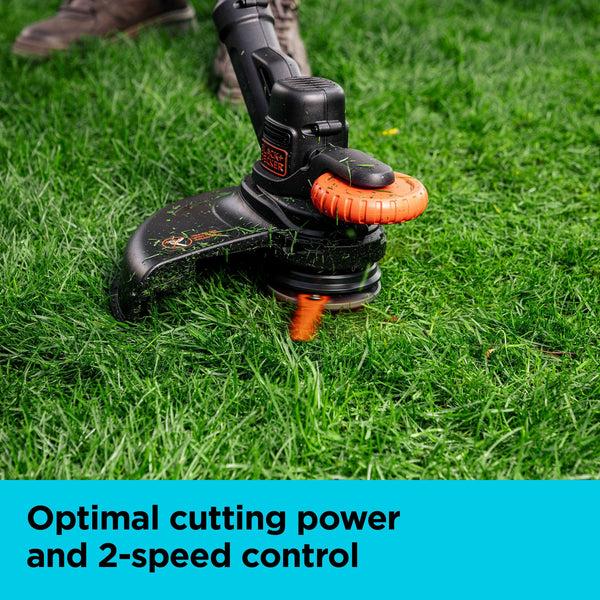 Black Decker 20V MAX* Cordless Resin Blade And String Trimmer Kit With Battery And Charger Included