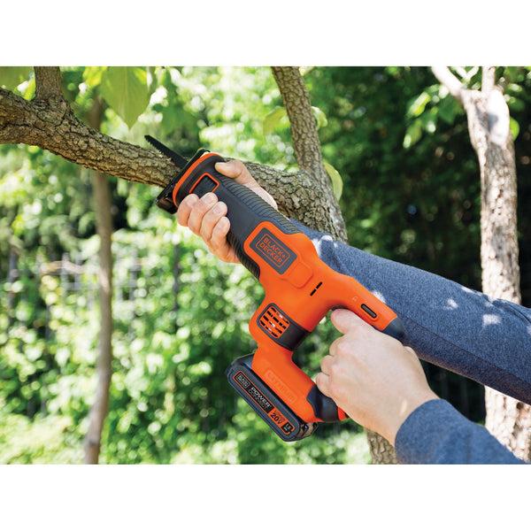black decker 20V MAX* Cordless Variable Speed Reciprocating Saw